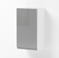 J-Pull - 400mm Wide 350mm Deep Single Door Wall Cabinet - Alpaca 