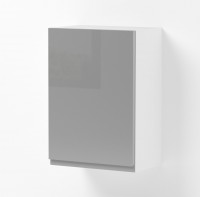 J-Pull - 500mm Wide 350mm Deep Single Door Wall Cabinet - Alpaca 