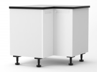 Berlin White Corner Cabinet 900mm by 900mm